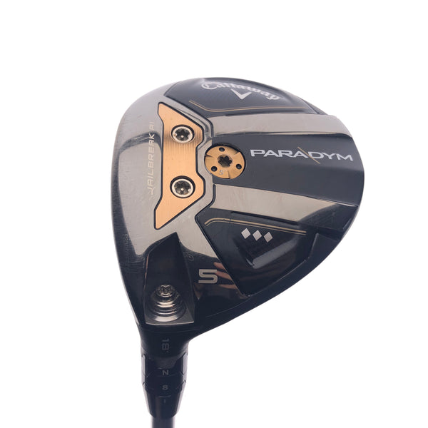 Used Callaway Paradym Triple Diamond 5 Wood / 18 Degrees / S Flex / Left-Handed