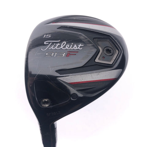 Used Titleist 913F 3 Fairway Wood / 15 Degrees / Stiff Flex / Left-Handed