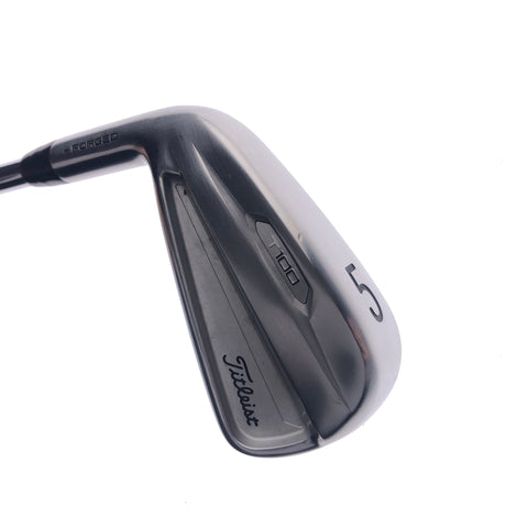 Used Titleist T100 2021 5 Iron / 27.0 Degrees / Stiff Flex / Left-Handed