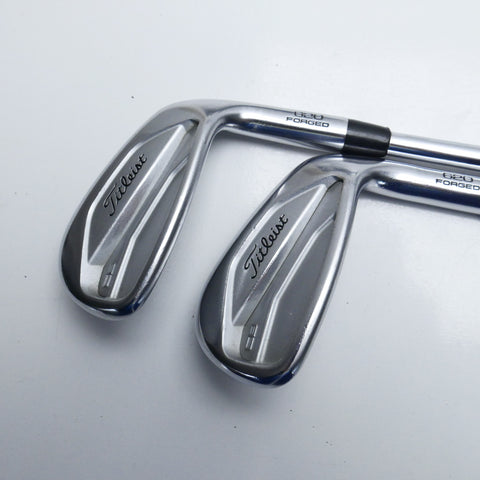 Used Titleist 620 CB Iron Set / 7 - PW / Stiff Flex