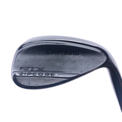 Used Cleveland RTX ZipCore Black Satin Lob Wedge / 58.0 Degrees / Wedge Flex