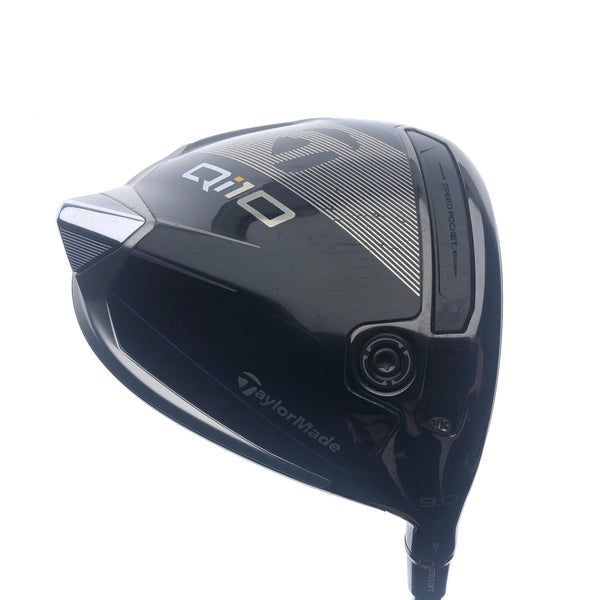 Used TaylorMade Qi10 Driver / 9.0 Degrees / Stiff Flex