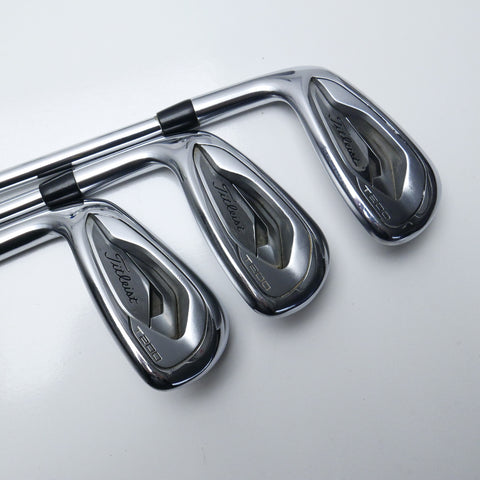 Used Titleist T200 Iron Set / 5 - PW / Stiff Flex / Left-Handed