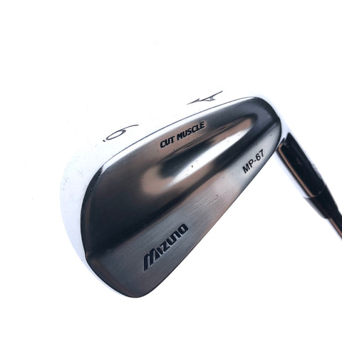 Used Mizuno MP-67 6 Iron / 32.0 Degrees / Stiff Flex