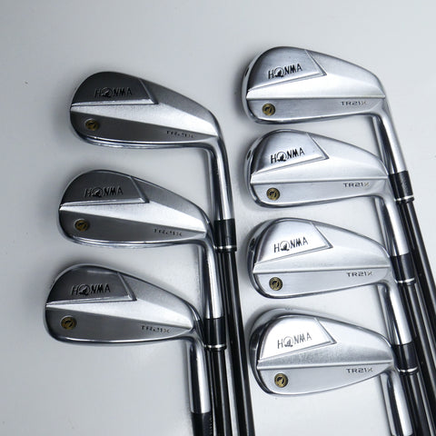 Used Honma TR21 X Iron Set / 5 - 10 + 11 / Stiff Flex