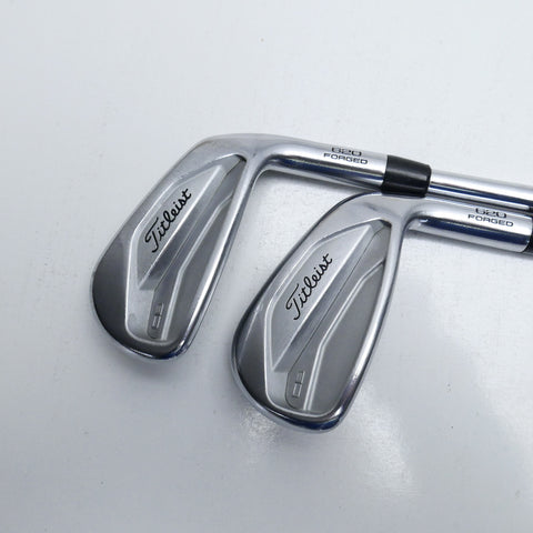 Used Titleist 620 CB Iron Set / 7 - PW / Stiff Flex