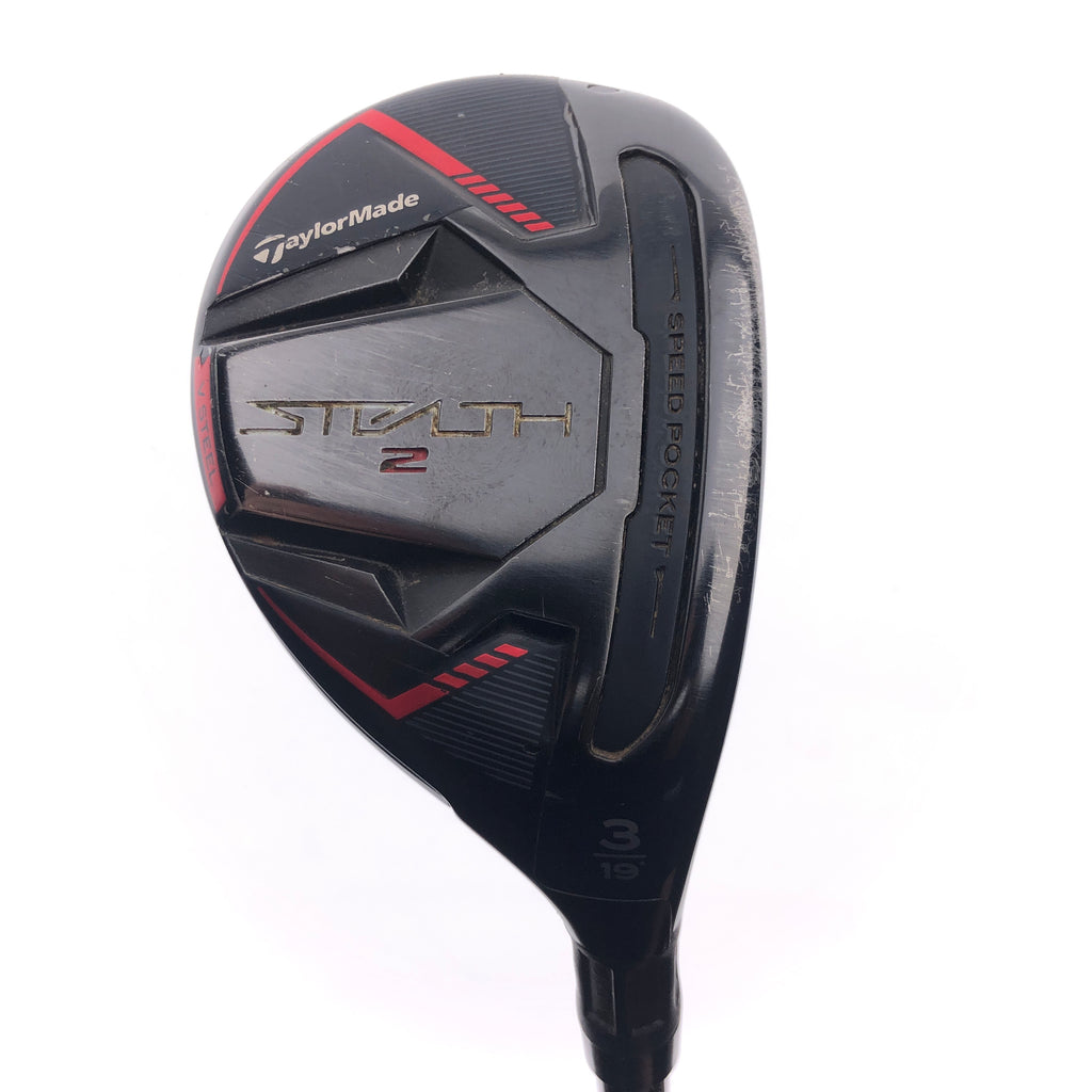 Used TaylorMade Stealth 2 3 Hybrid / 19 Degrees / Stiff Flex