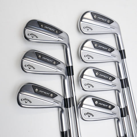 Used Callaway Apex Pro 24 Iron Set / 4 - PW / Stiff Flex - Replay Golf 