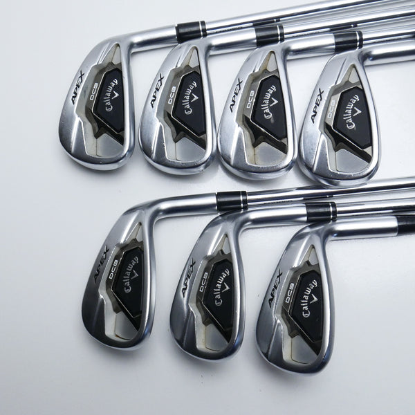 Used Callaway Apex DCB 21 Iron Set / 5 - PW + AW / Stiff Flex