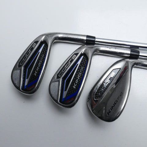 Used Cobra King F8 One Length Iron Set / 5 - PW + GW / Regular Flex