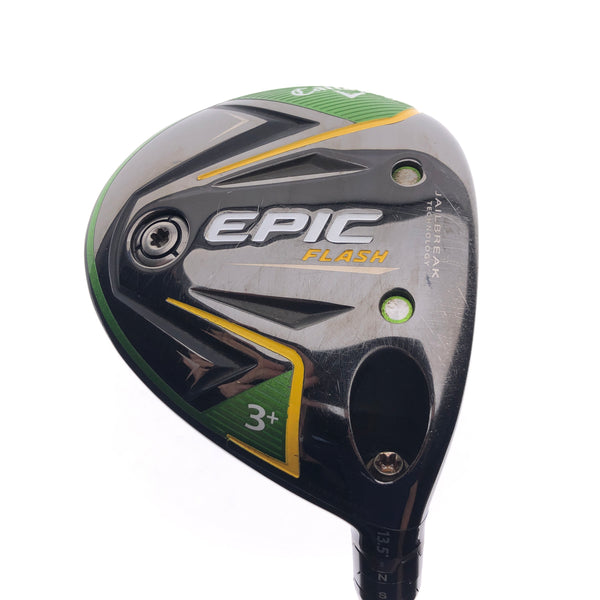 Used TOUR ISSUE Callaway EPIC Flash 3+ Fairway Wood / 13.5 Degrees / TX Flex