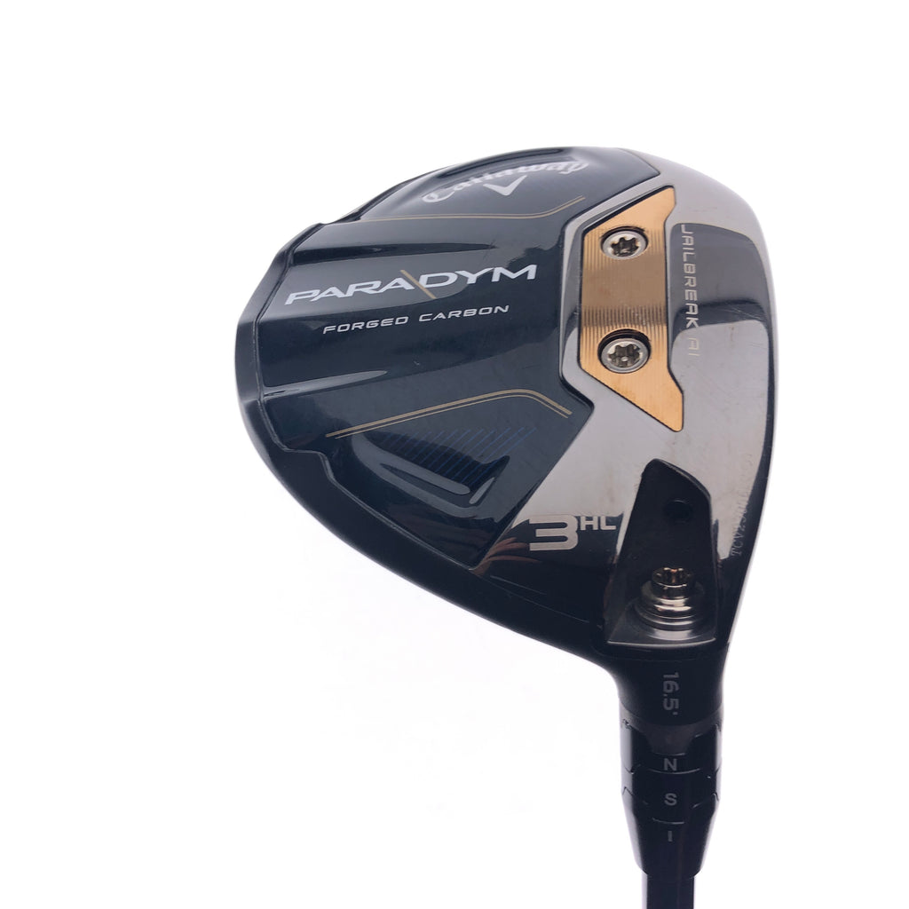 Used TOUR ISSUE Callaway Paradym 3  HL Fairway Wood / 16.5 Degrees / TX Flex