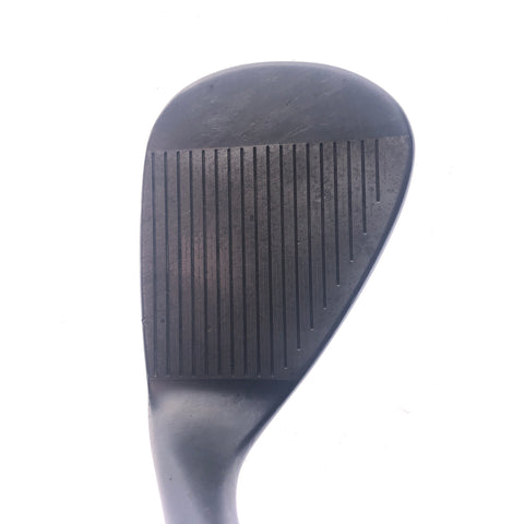 Used TaylorMade Milled Grind 3 Black Lob Wedge / 60.0 Degrees / Stiff Flex