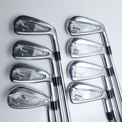 Used Srixon ZX4 MKII Iron Set / 4 - PW + AW / Stiff Flex