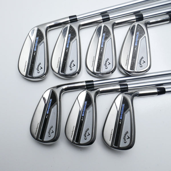 Used Callaway Paradym Ai Smoke Iron Set / 4 - PW / Regular Flex