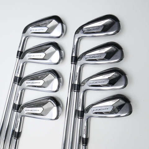 Used Titleist CNCPT CP-01 Iron Set / 4 - PW + 48 / Stiff Flex / Left-Handed