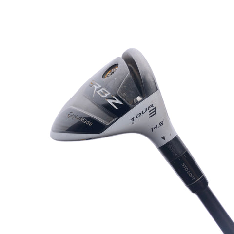 Used TaylorMade RBZ Stage 2 Tour 3 Fairway Wood / 14.5 Degrees / Stiff Flex - Replay Golf 