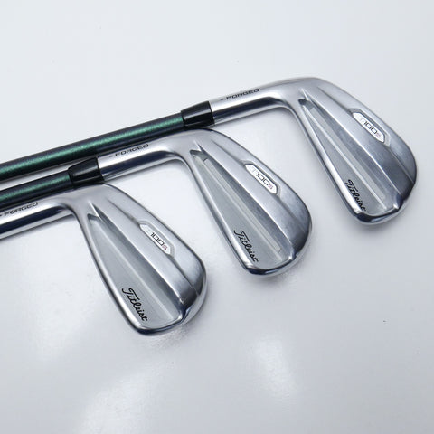 Used Titleist T100S 2021 Iron Set / 6 - PW / Stiff Flex / Left-Handed