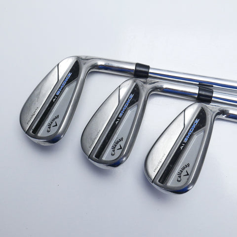 Used Callaway Paradym Ai Smoke Iron Set / 5 - PW + AW / Stiff Flex