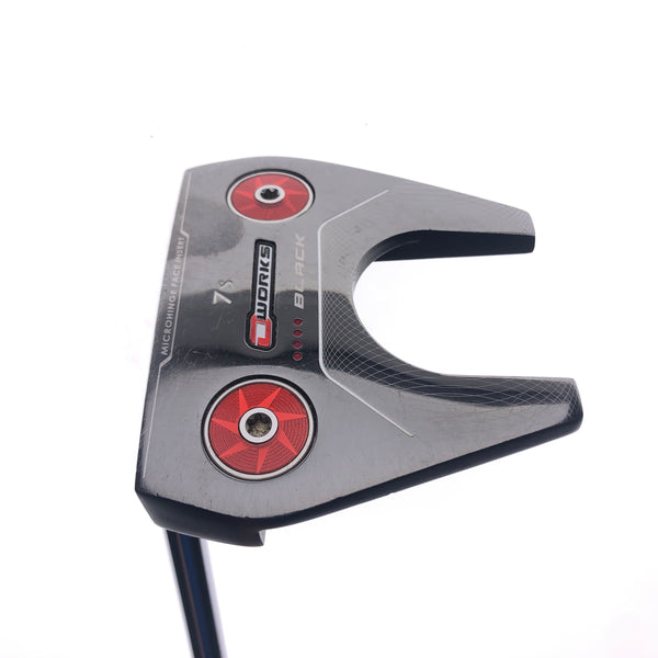 Used Odyssey O-Works Black 7S Putter / 34.0 Inches / Left-Handed - Replay Golf 