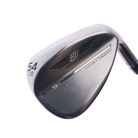 Used Titleist SM9 Tour Chrome Sand Wedge / 54.0 Degrees / Stiff Flex