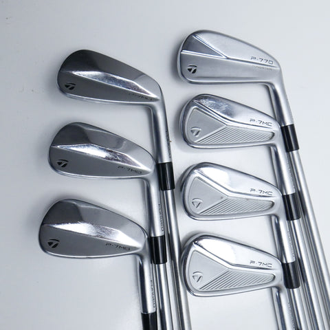 Used TaylorMade P7MB & P7MC & P770 2023 Combo Iron Set / 4 - PW / X-Stiff Flex