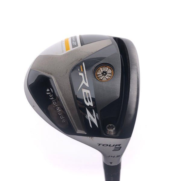 Used TaylorMade RBZ Stage 2 Tour 3 Fairway Wood / 14.5 Degrees / Stiff Flex