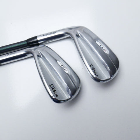 Used Titleist T100S 2021 Iron Set / 6 - PW / Stiff Flex / Left-Handed