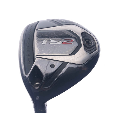 Used Titleist TS2 3 Fairway Wood / 15 Degrees / Stiff Flex / Left-Handed