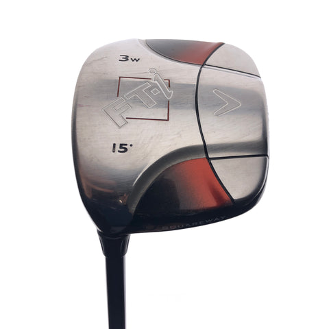 Used Callaway FT-i Squareway 3 F'W / 15 Deg / Soft Regular / Left-Handed