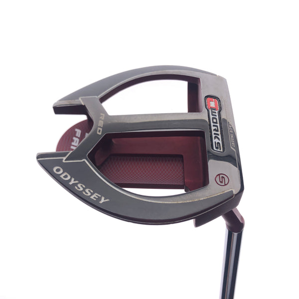 Used Odyssey O-Works Red 2-Ball Fang S Putter / 34.0 Inches - Replay Golf 