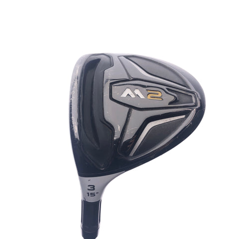 Used TaylorMade M2 2016 3 Fairway Wood / 15 Degrees / A Flex / Left-Handed