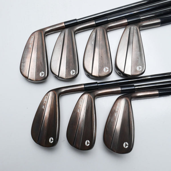 Used TaylorMade P790 Aged Copper Iron Set / 4 - PW / Stiff Flex