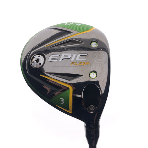 Used Callaway EPIC Flash 3 Fairway Wood / 15 Degrees / Stiff Flex