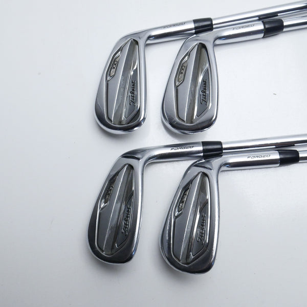 Used Titleist T100 Iron Set / 7 - PW / Stiff Flex