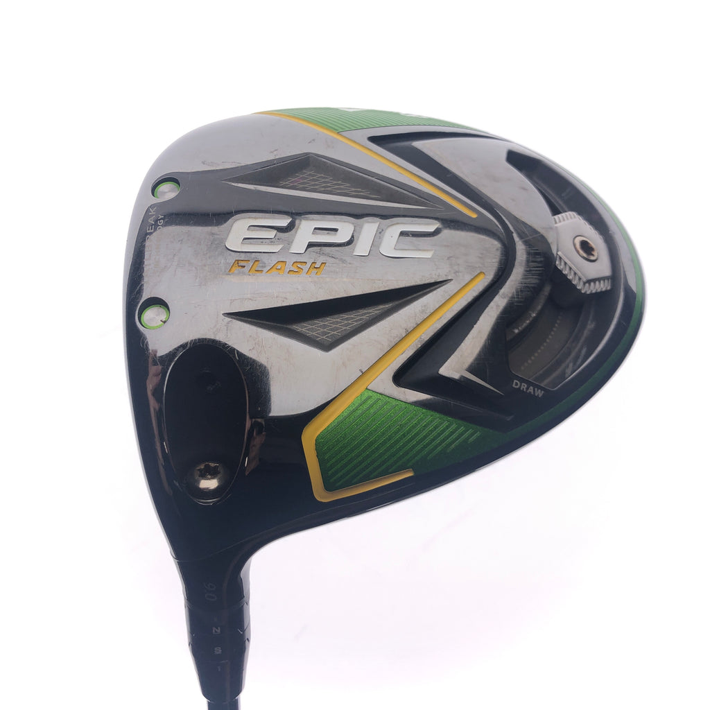 Used Callaway EPIC Flash Driver / 9.0 Degrees / Stiff Flex / Left-Handed