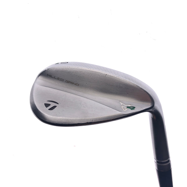 Used TaylorMade Milled Grind 4 Lob Wedge / 60.0 Degrees / Wedge Flex