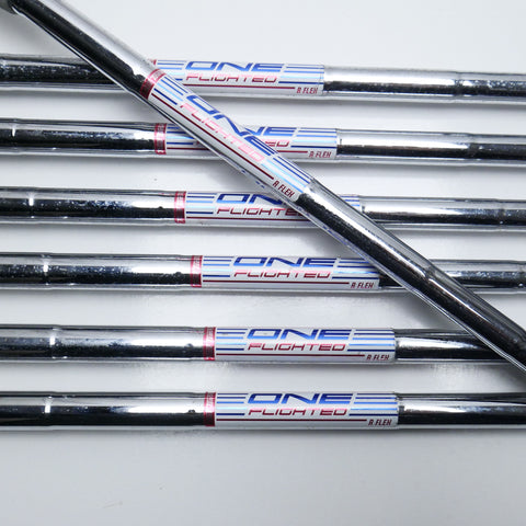 Used Cobra King F8 One Length Iron Set / 5 - PW + GW / Regular Flex