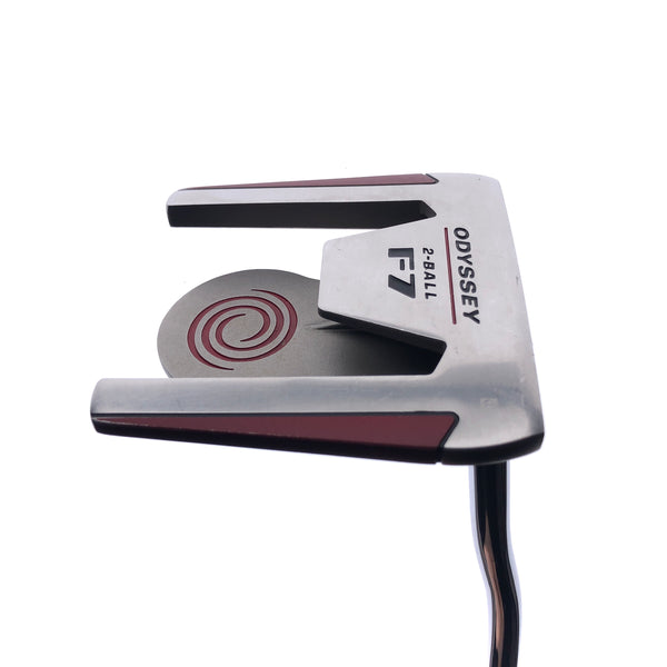 Used Odyssey White Hot XG 2-Ball F7 Putter / 33.0 Inches - Replay Golf 