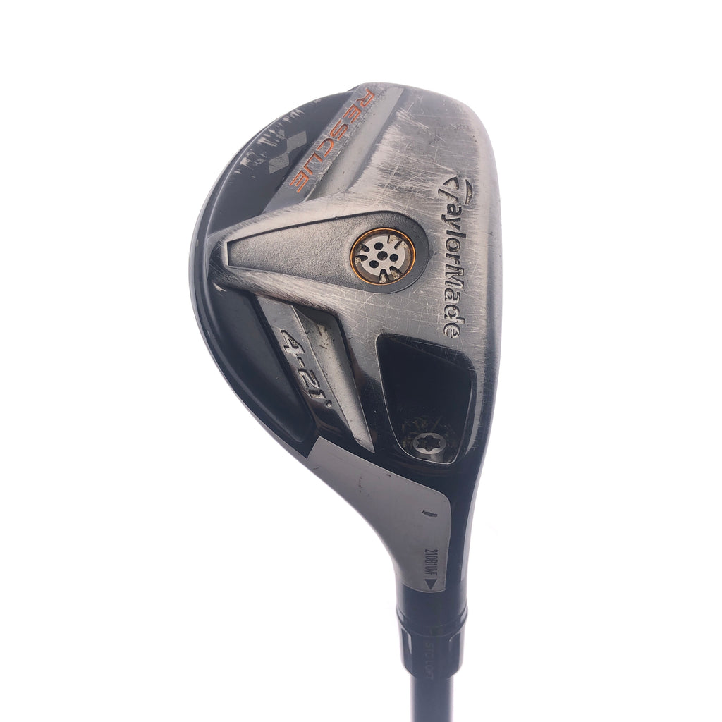 Used TaylorMade Rescue 11 4 Hybrid / 21 Degrees / Stiff Flex