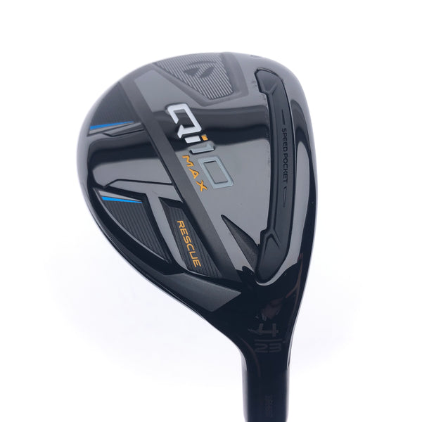 Used TaylorMade Qi10 Max 4 Hybrid / 23 Degrees / Regular Flex