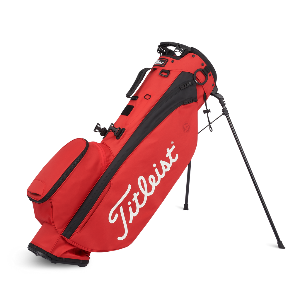 NEW Titleist Players 4 Red / Black Stand Bag - Replay Golf 