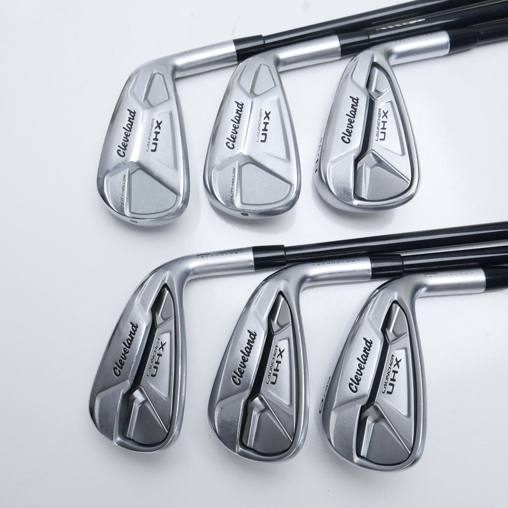 Used Cleveland Launcher UHX Iron Set / 6 - PW + DW / Regular Flex