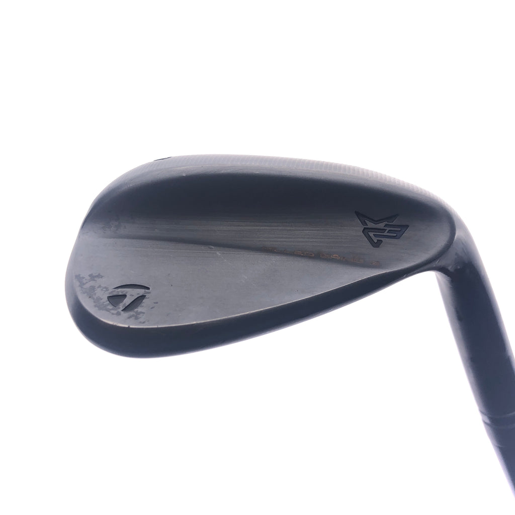 Used TaylorMade Milled Grind 3 Black Lob Wedge / 60.0 Degrees / Stiff Flex