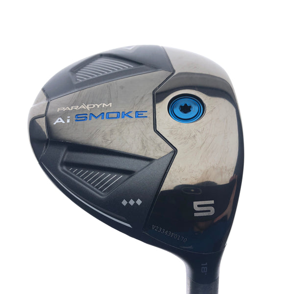 Used Callaway Paradym Ai Smoke TD 5 Fairway Wood / 18 Degrees / Stiff Flex