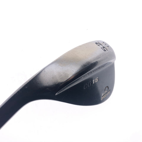 Used Cleveland CG15 Black Pearl Gap Wedge / 52 Degree / Wedge Flex / Left-Handed - Replay Golf 