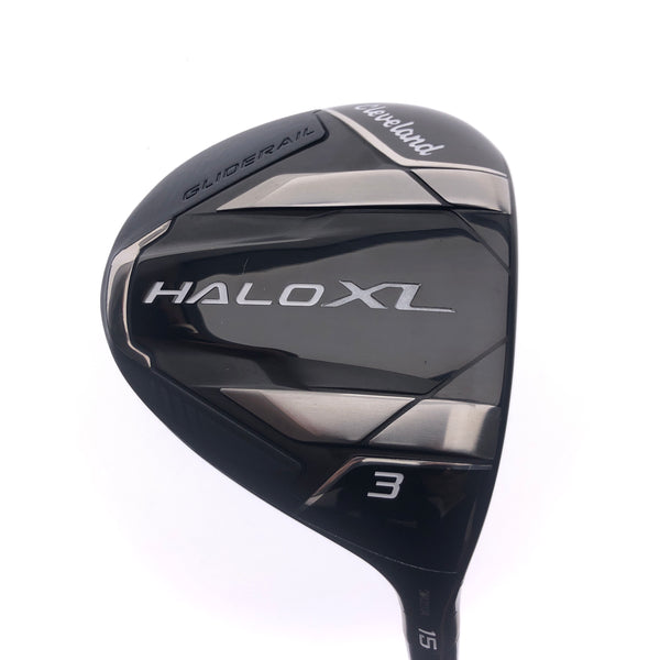 Used Cleveland Halo XL Gliderail 3 Fairway Wood / 15 Degrees / Stiff Flex