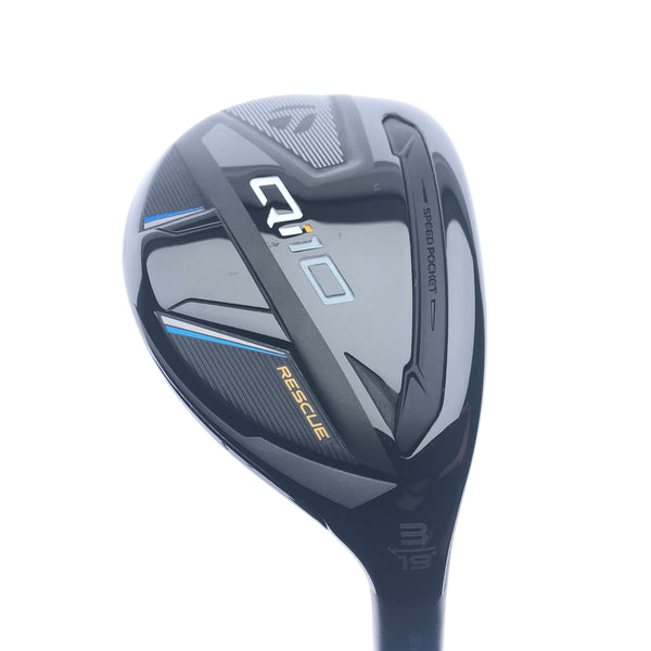 Used TaylorMade Qi10 3 Hybrid / 19 Degrees / A Flex