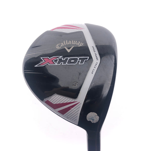 Used Callaway X Hot Womens 2013 3 Fairway Wood / 15 Degrees / Ladies Flex