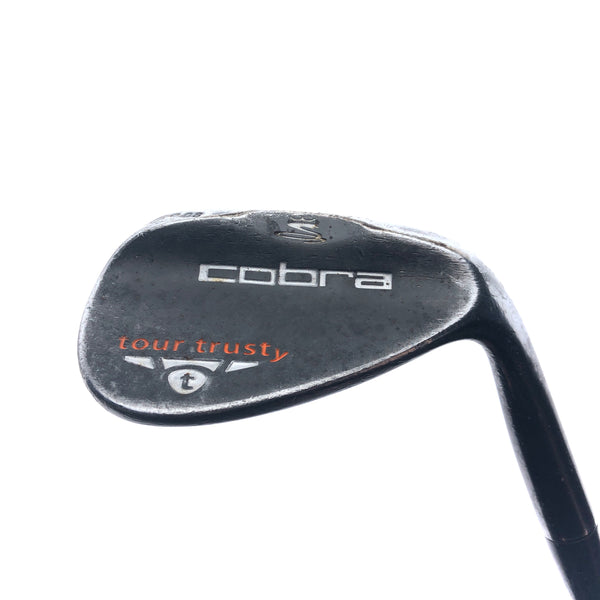 Used Cobra Tour Trusty Black Sand Wedge / 56.0 Degrees / Wedge Flex